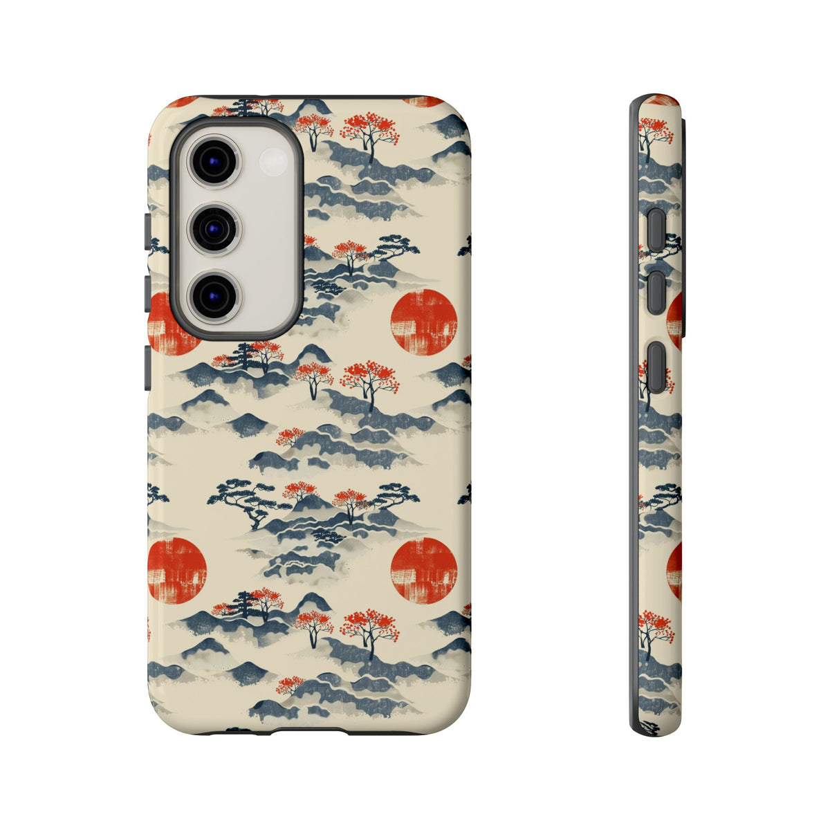 Japanese Pattern Phone Case – Elegant & Timeless Design for Your Phone 085