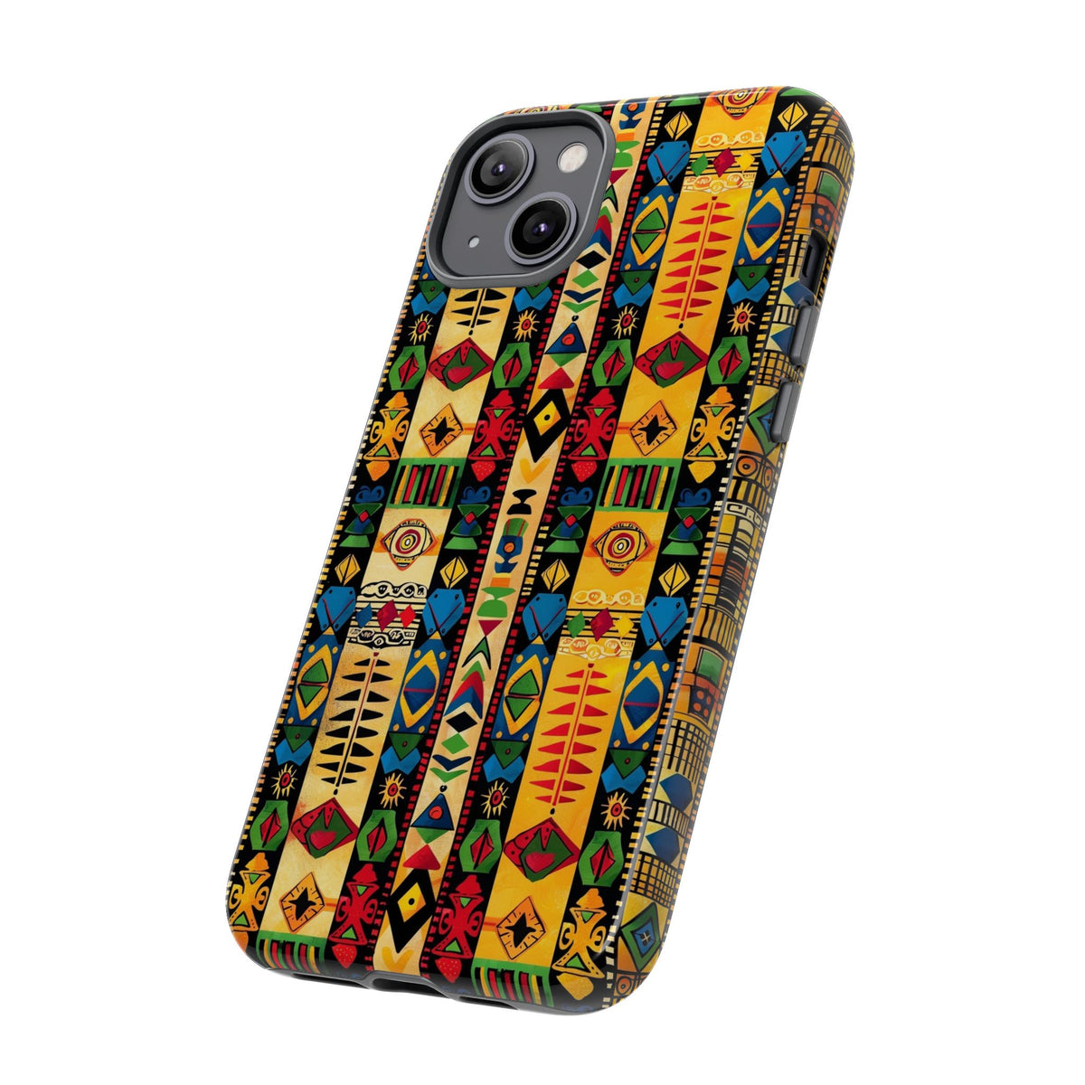 Stylish African Pattern Phone Case – Unique and Vibrant Protection 163