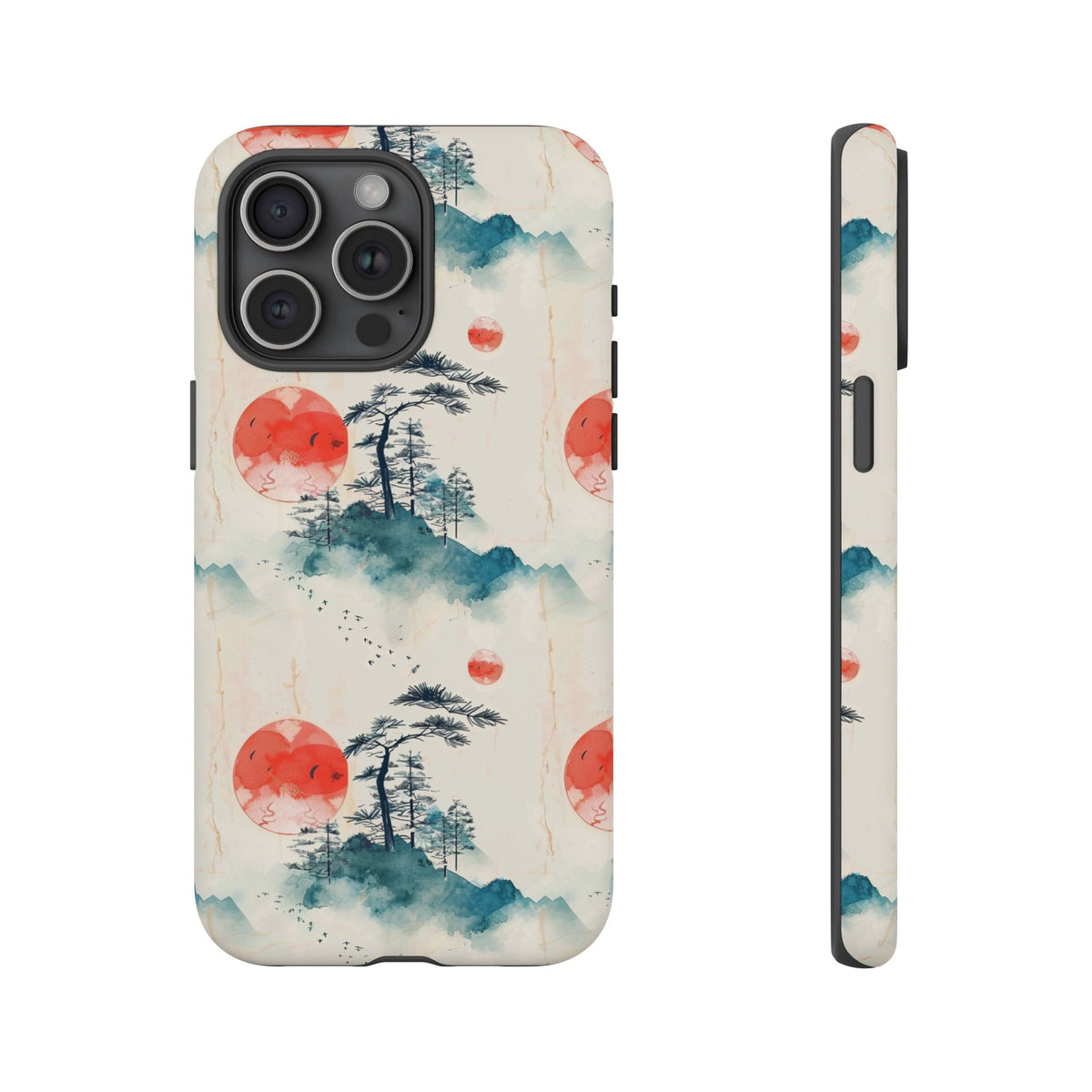 Japanese Pattern Phone Case – Elegant & Timeless Design for Your Phone 055