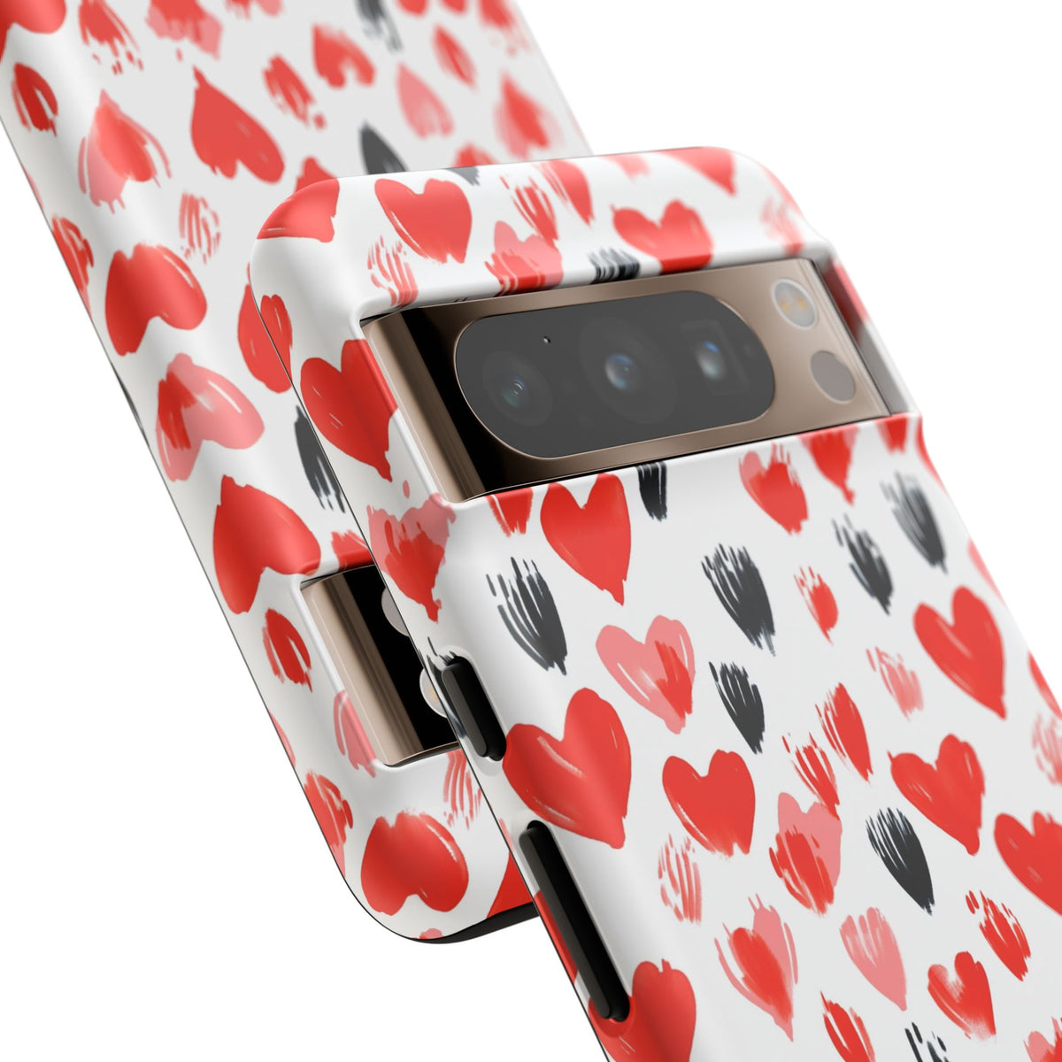 Heart Pattern Phone Case – Stylish & Loving Design for Your Device 366