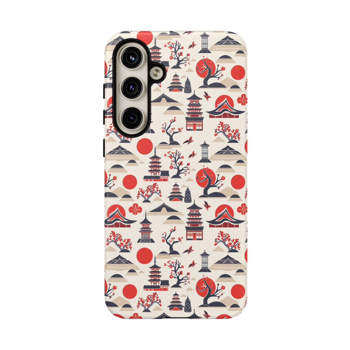 Japanese Pattern Phone Case – Elegant & Timeless Design for Your Phone 013