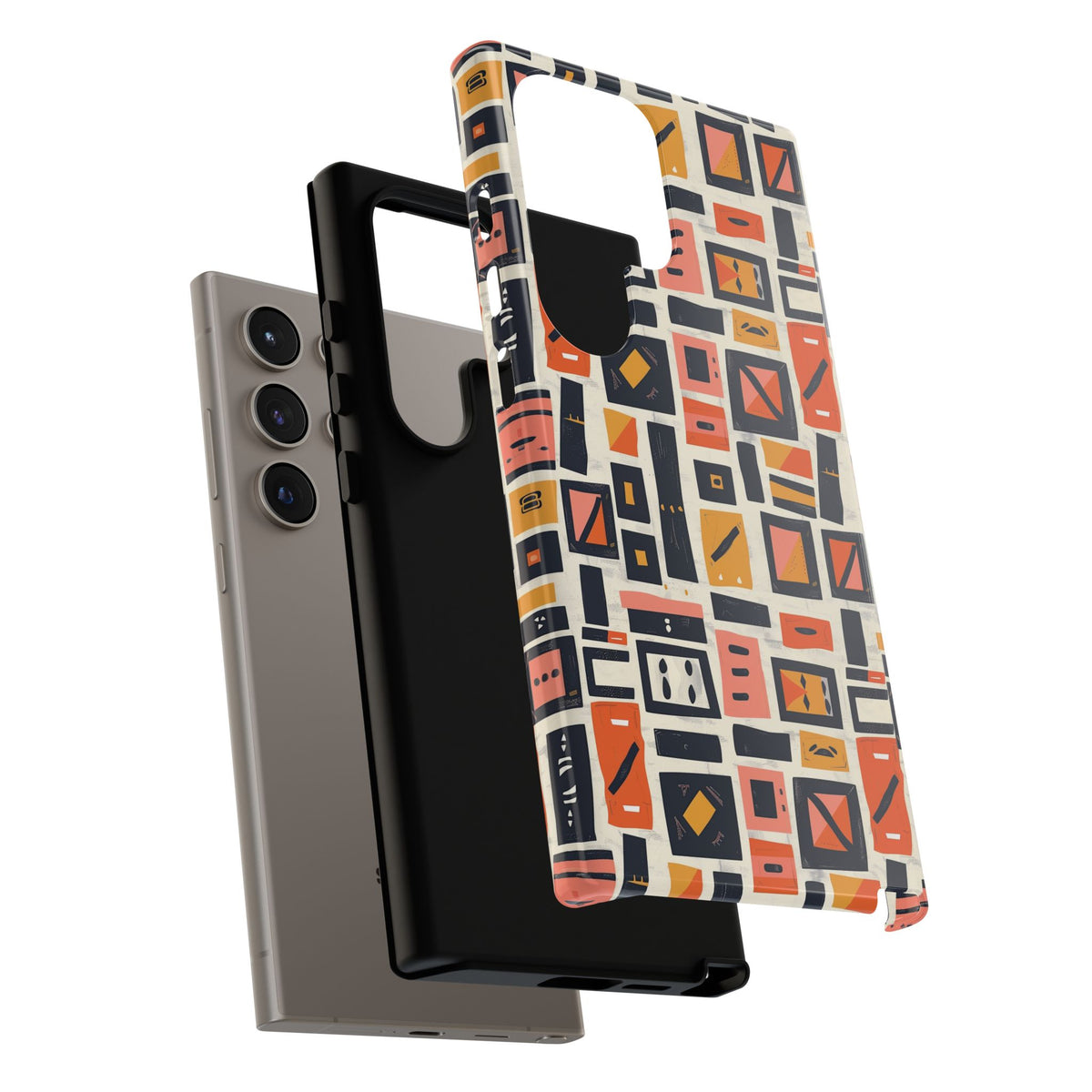 Stylish African Pattern Phone Case – Unique and Vibrant Protection 087