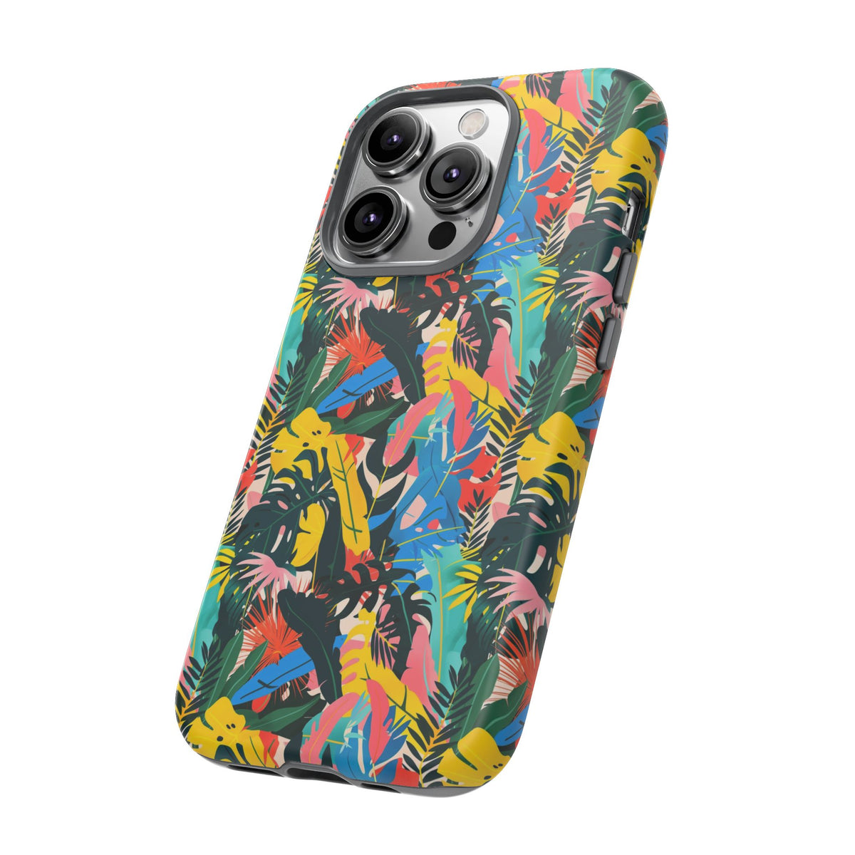 Jungle Pattern Phone Case – Exotic & Lush Design for Your Phone 346