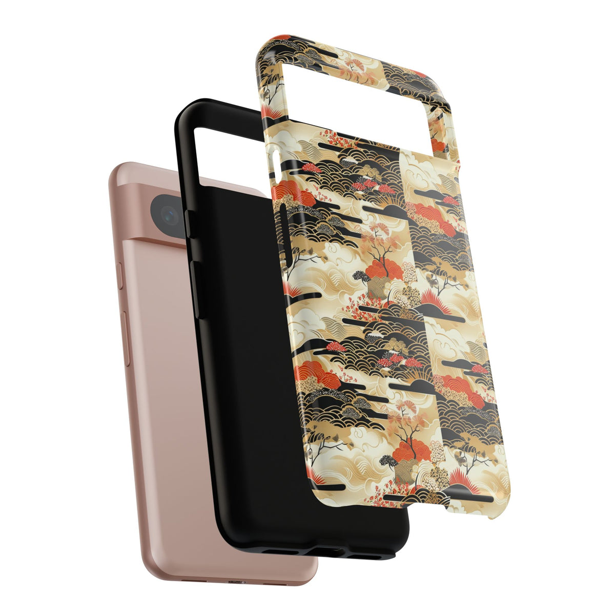 Japanese Pattern Phone Case – Elegant & Timeless Design for Your Phone 123