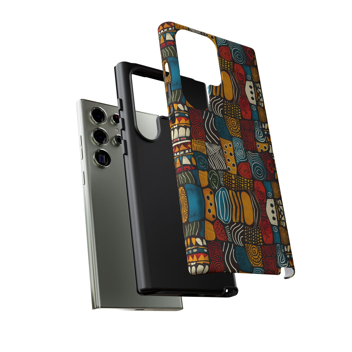 Stylish African Pattern Phone Case – Unique and Vibrant Protection 159