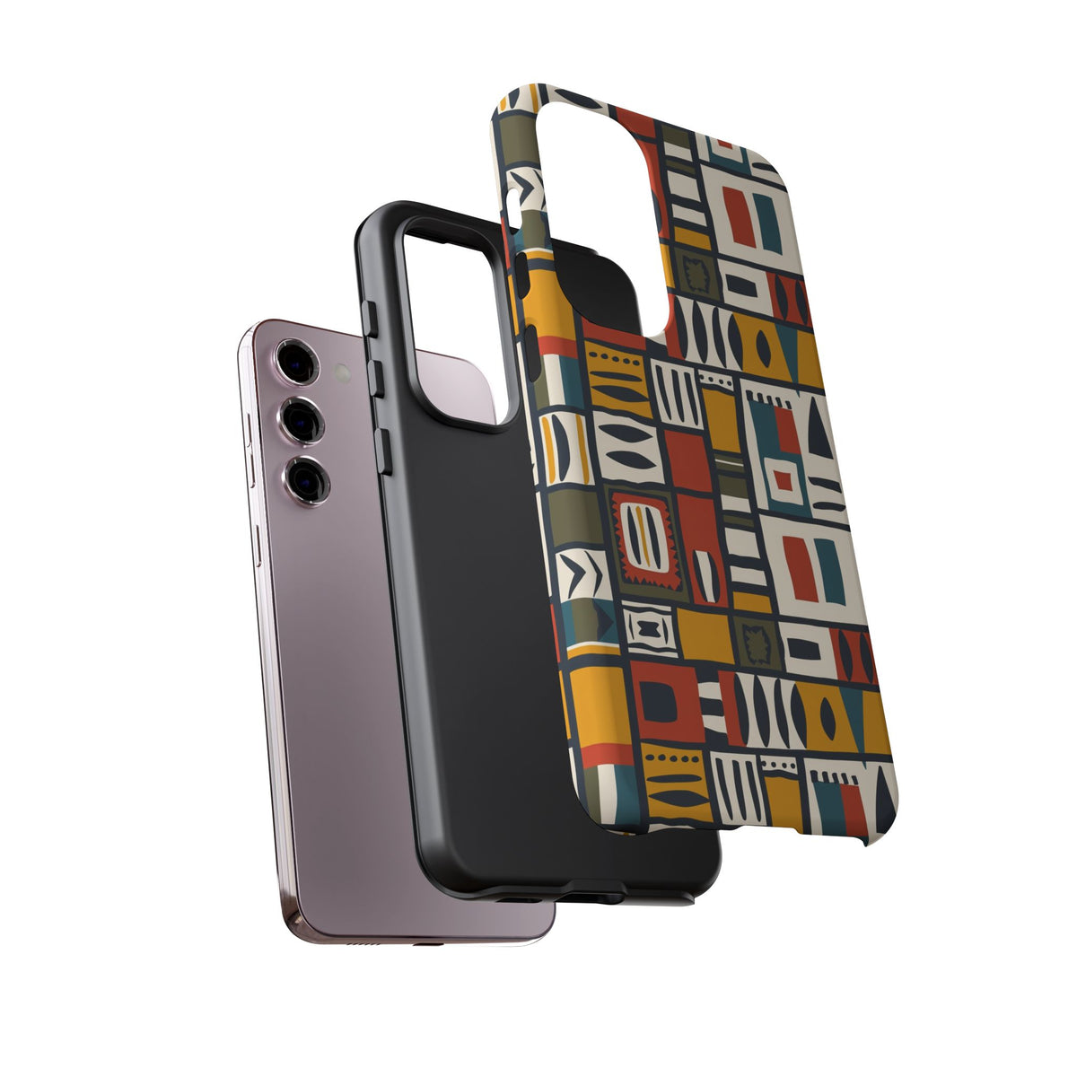 Stylish African Pattern Phone Case – Unique and Vibrant Protection 013