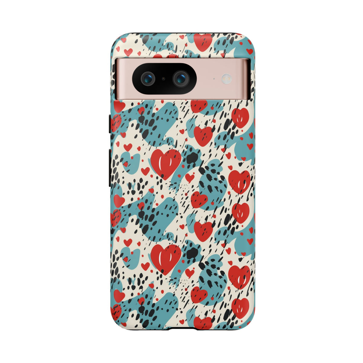 Heart Pattern Phone Case – Stylish & Loving Design for Your Device 822