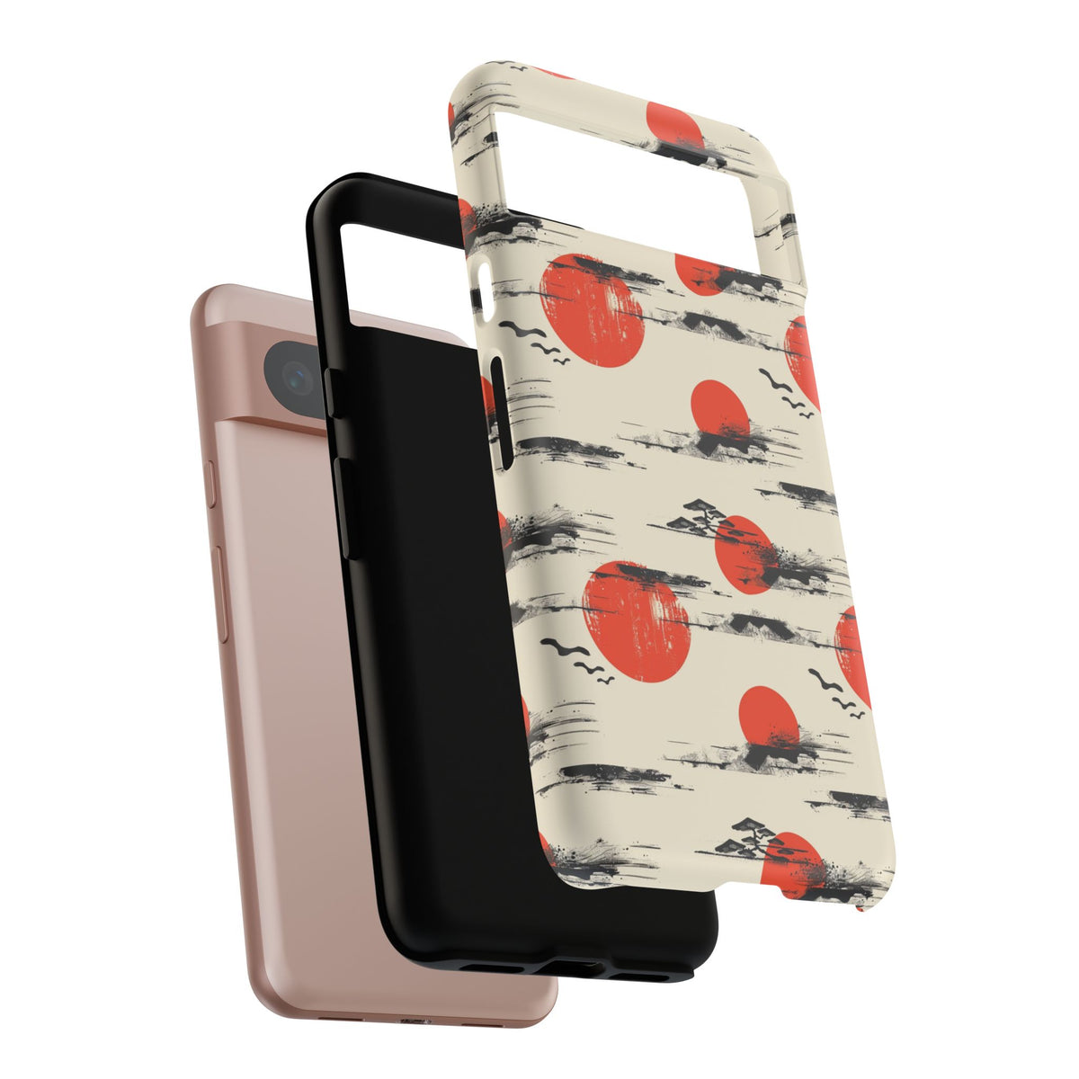 Japanese Pattern Phone Case – Elegant & Timeless Design for Your Phone 077