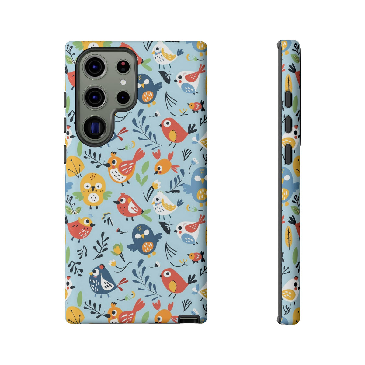 Birds Seamless Pattern Phone Case – Elegant and Timeless Avian Design 7