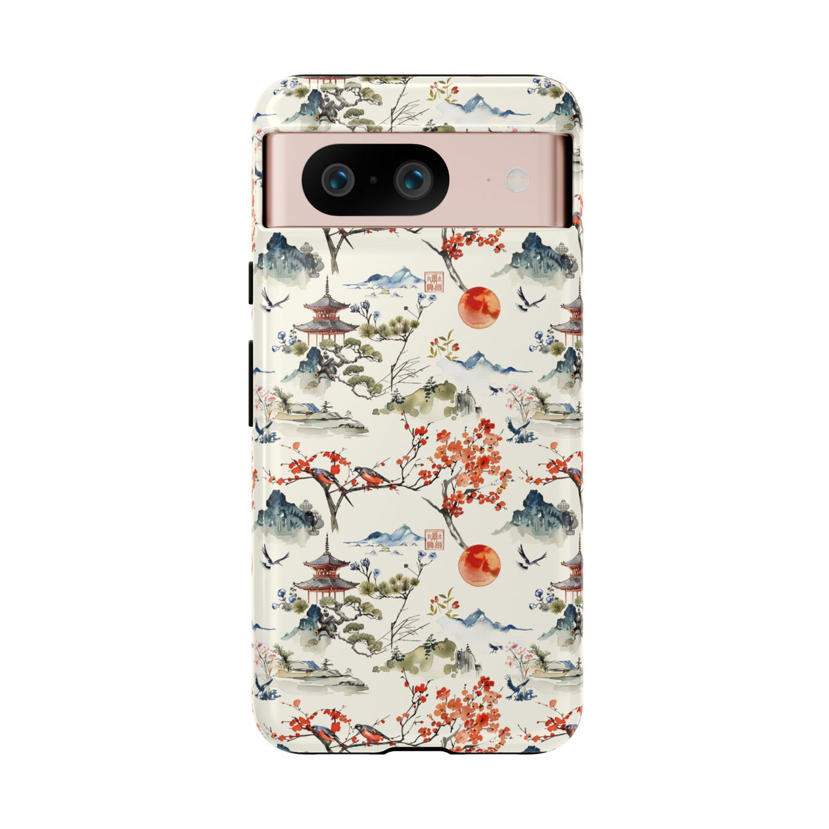 Japanese Pattern Phone Case – Elegant & Timeless Design for Your Phone 120