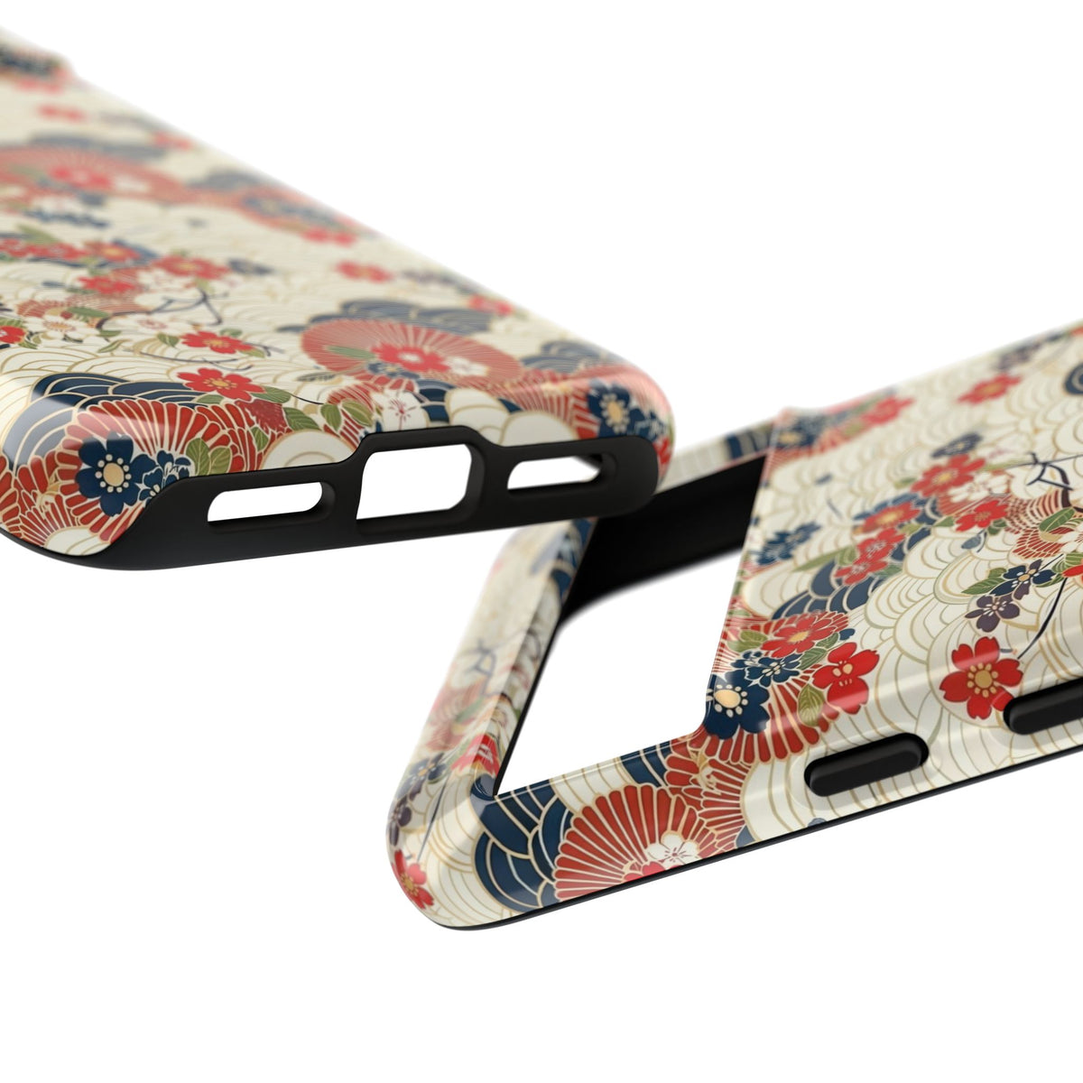 Japanese Pattern Phone Case – Elegant & Timeless Design for Your Phone 124