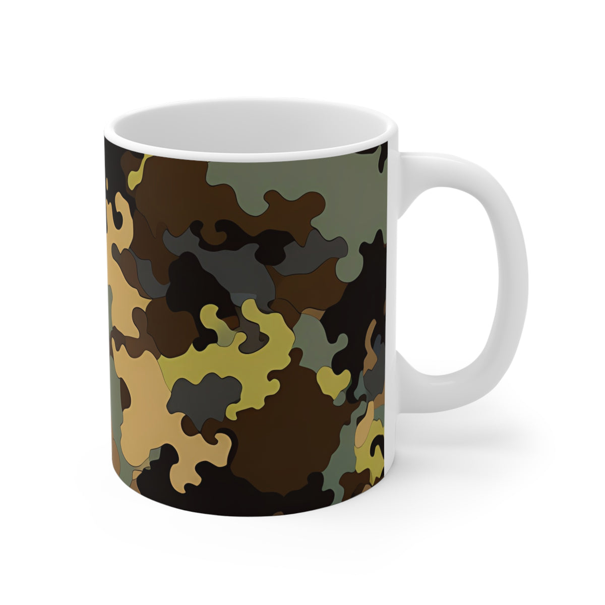 All-Over Camouflage Pattern Coffee Mug 08