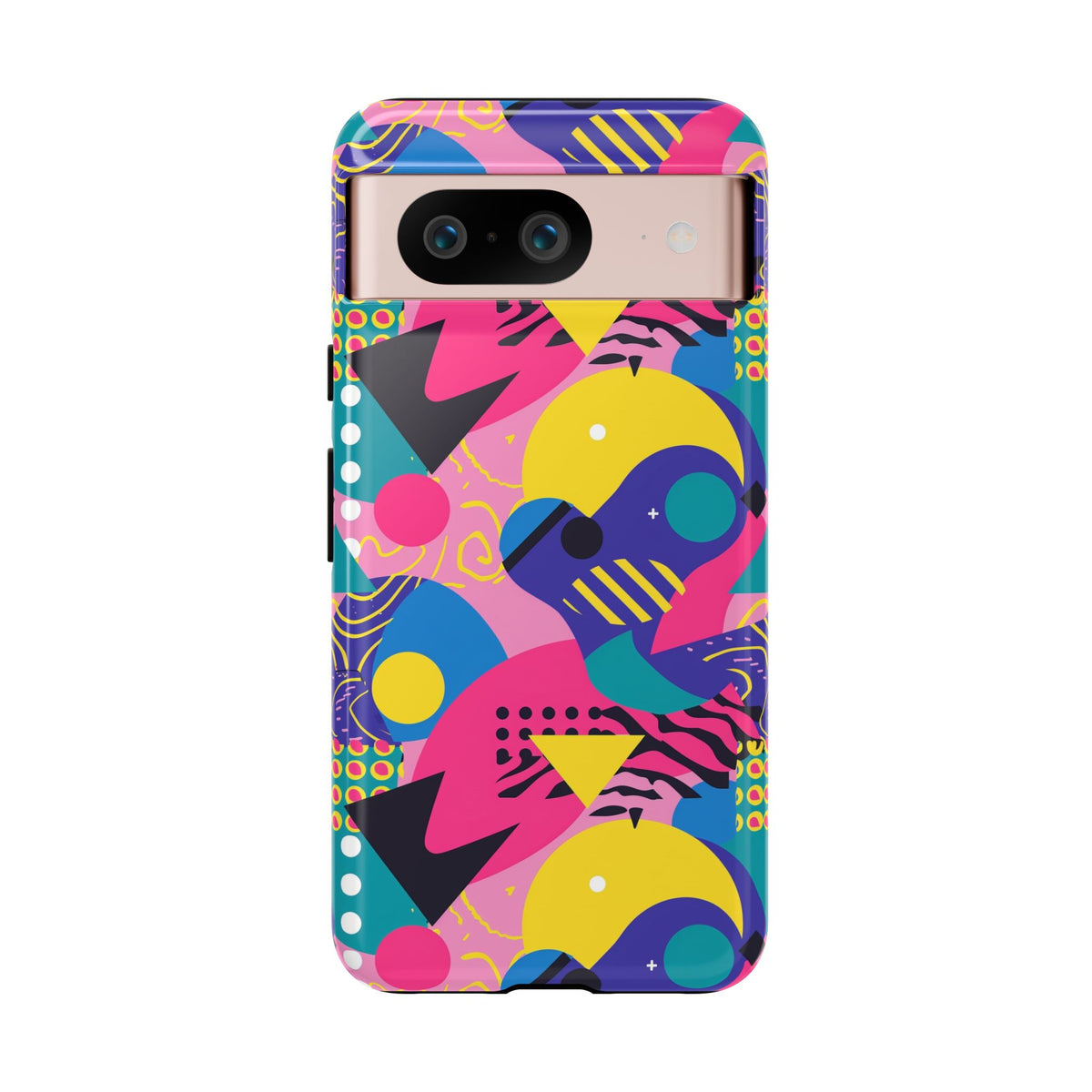 90s Themed Seamless Pattern Phone Case – Embrace Retro Style and Protection 283