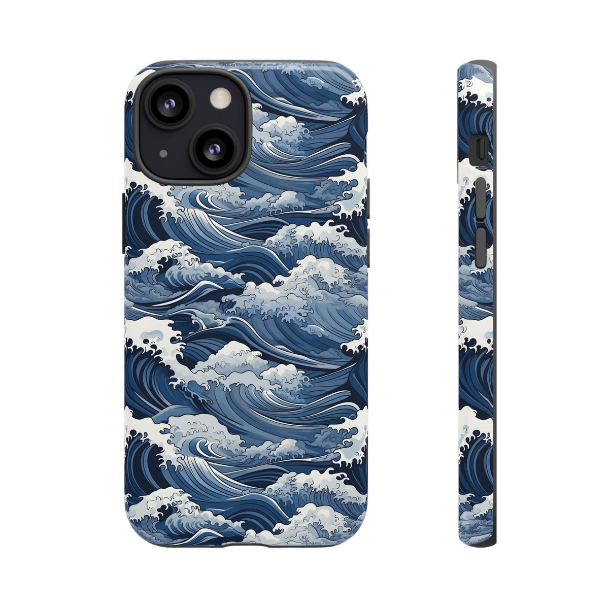 Japanese Waves Phone Case – Embrace Timeless Elegance with Classic Design