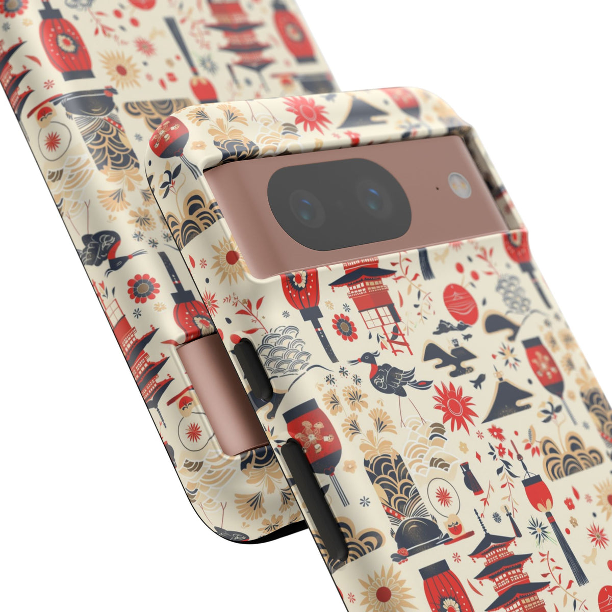 Japanese Pattern Phone Case – Elegant & Timeless Design for Your Phone 024