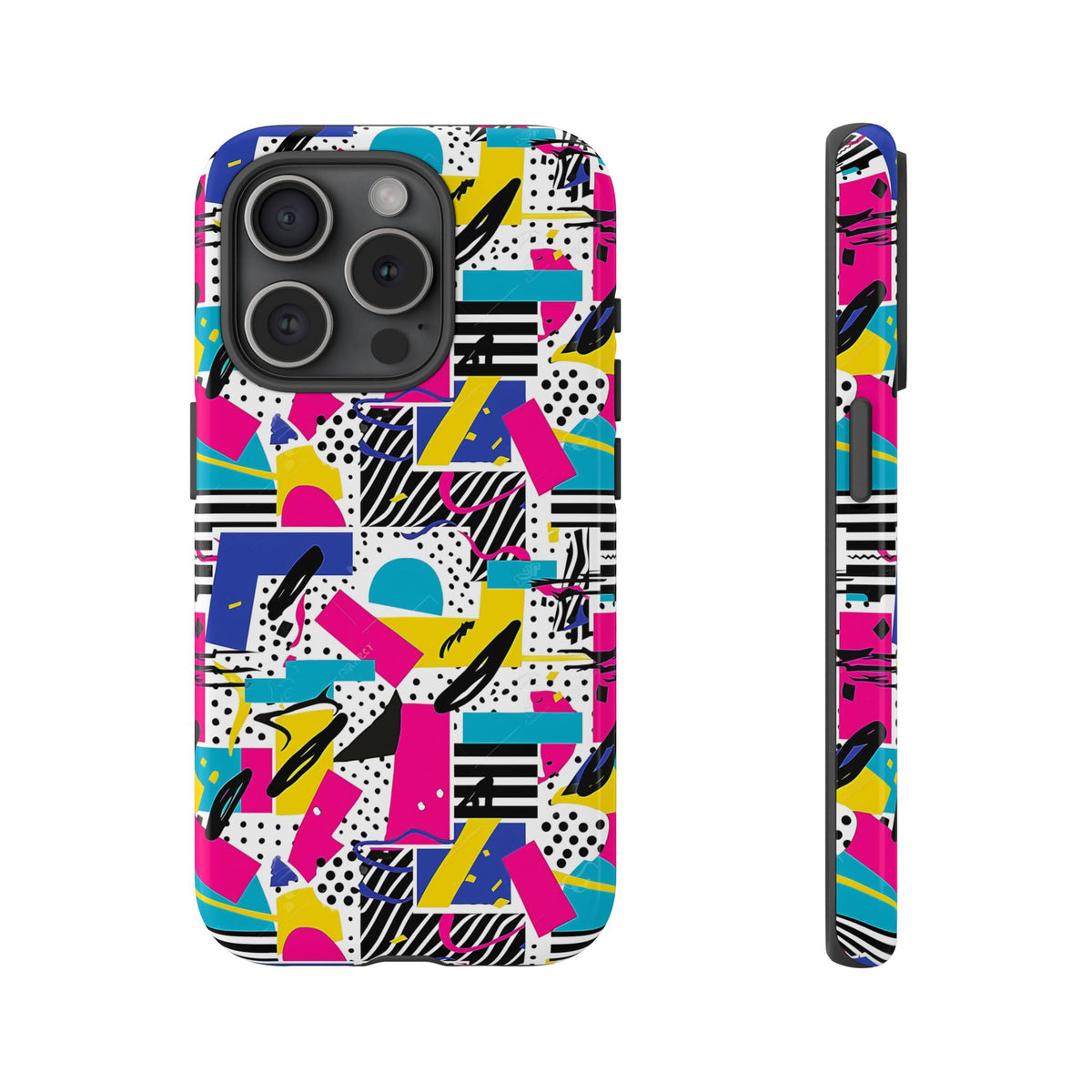 Retro 80s Seamless Phone Case – Vintage Style Meets Modern Protection 258