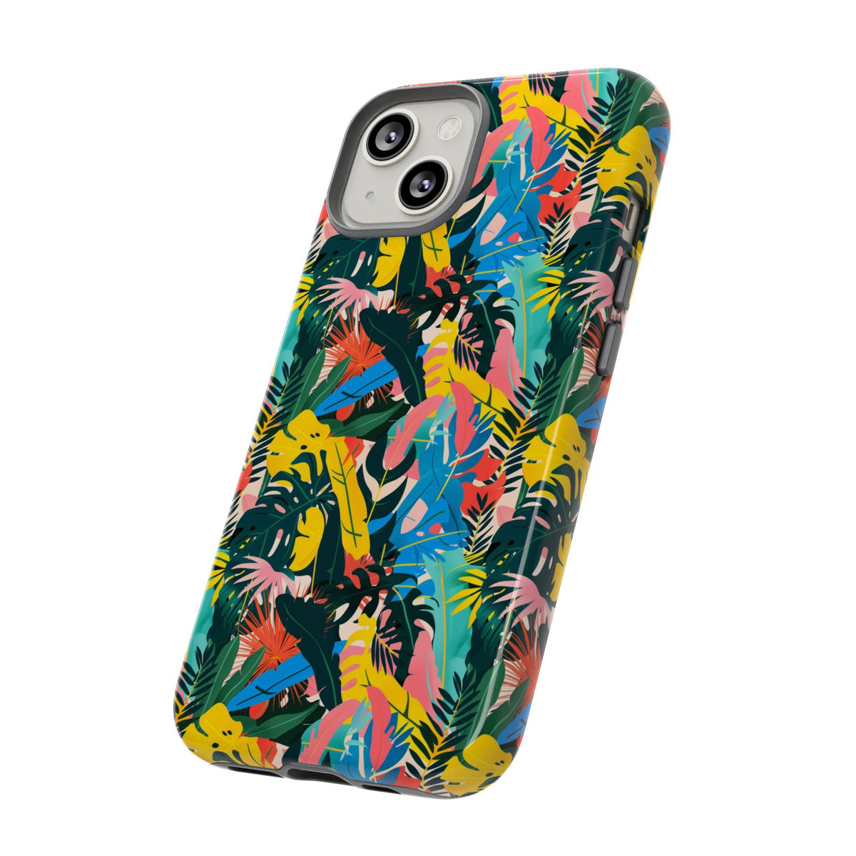 Jungle Pattern Phone Case – Exotic & Lush Design for Your Phone 346