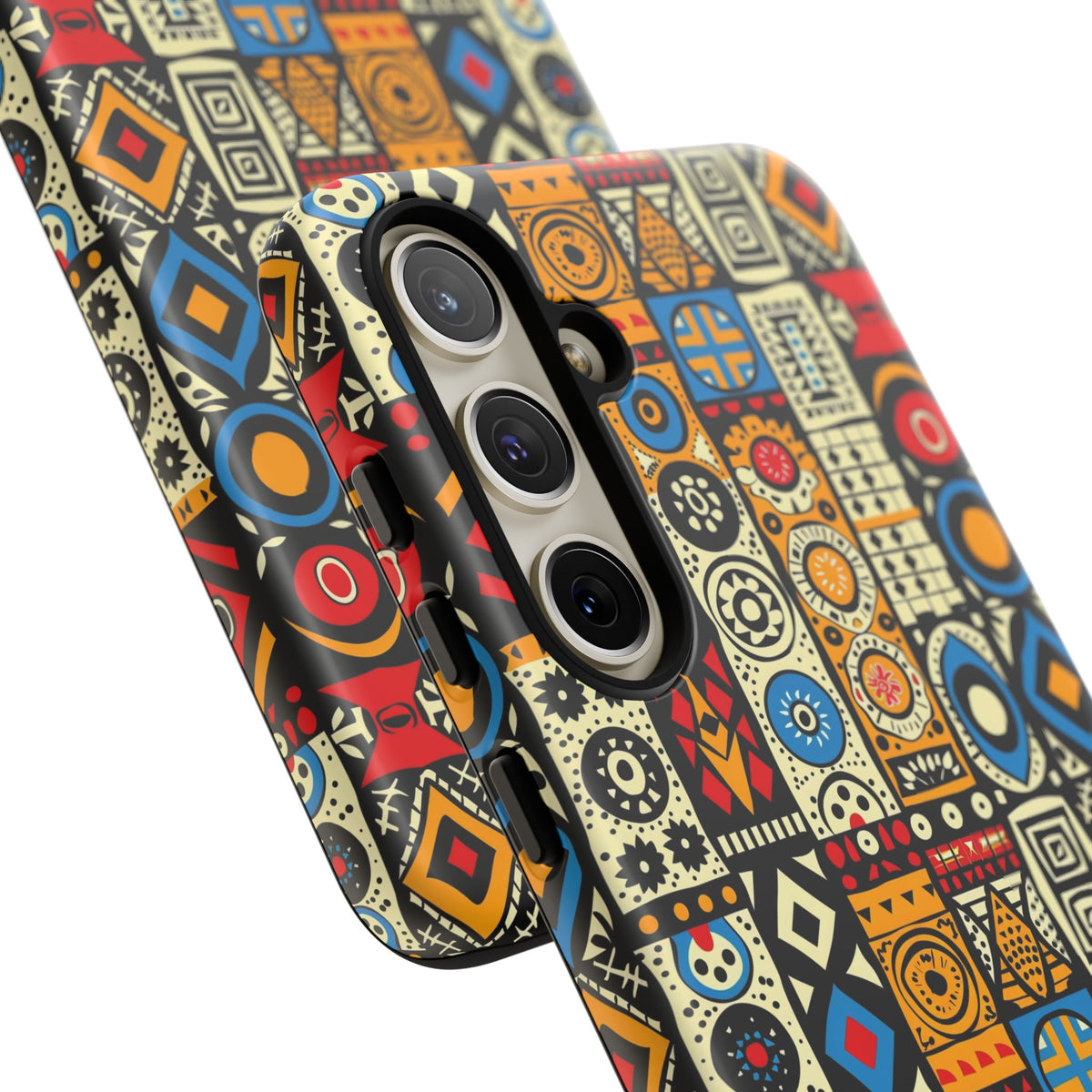 Stylish African Pattern Phone Case – Unique and Vibrant Protection 206