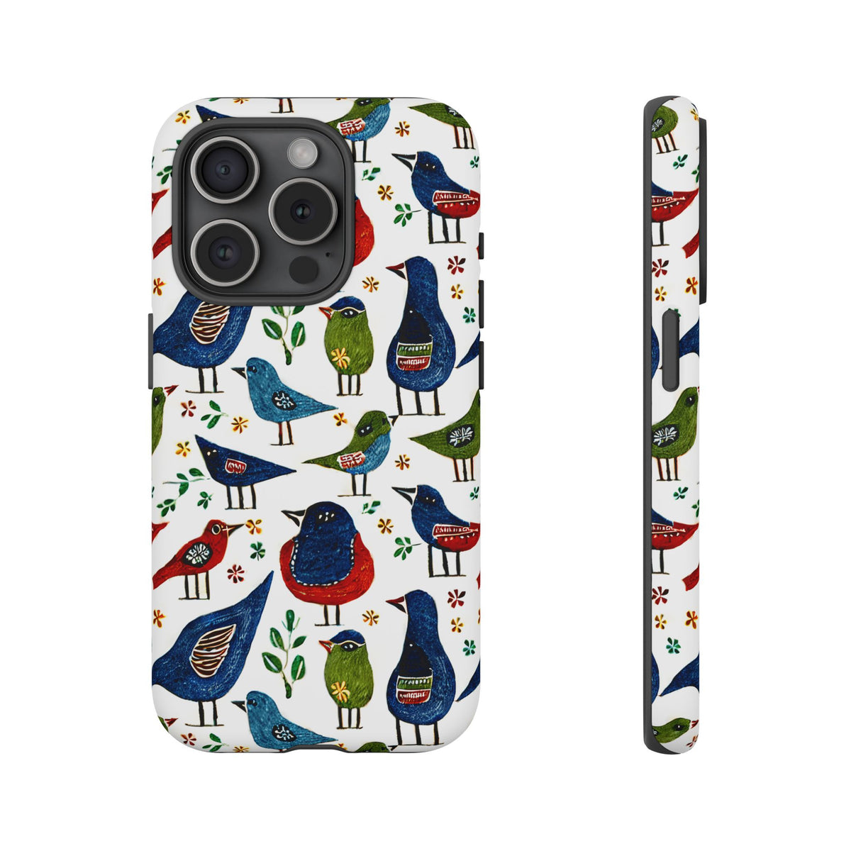 Birds Seamless Pattern Phone Case – Elegant and Timeless Avian Design 12