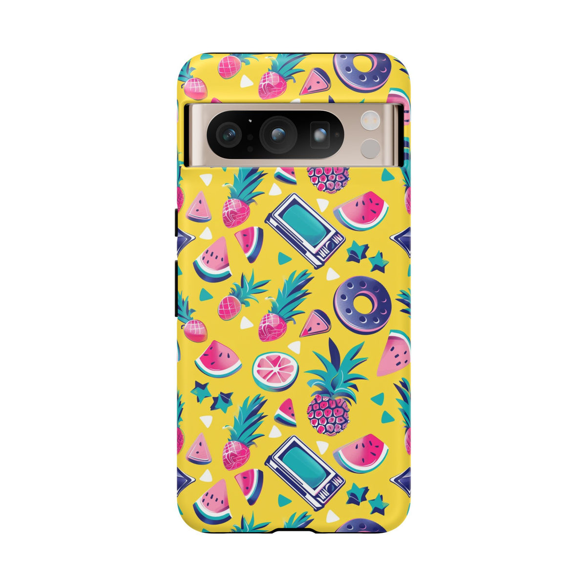 90s Themed Seamless Pattern Phone Case – Embrace Retro Style and Protection 255