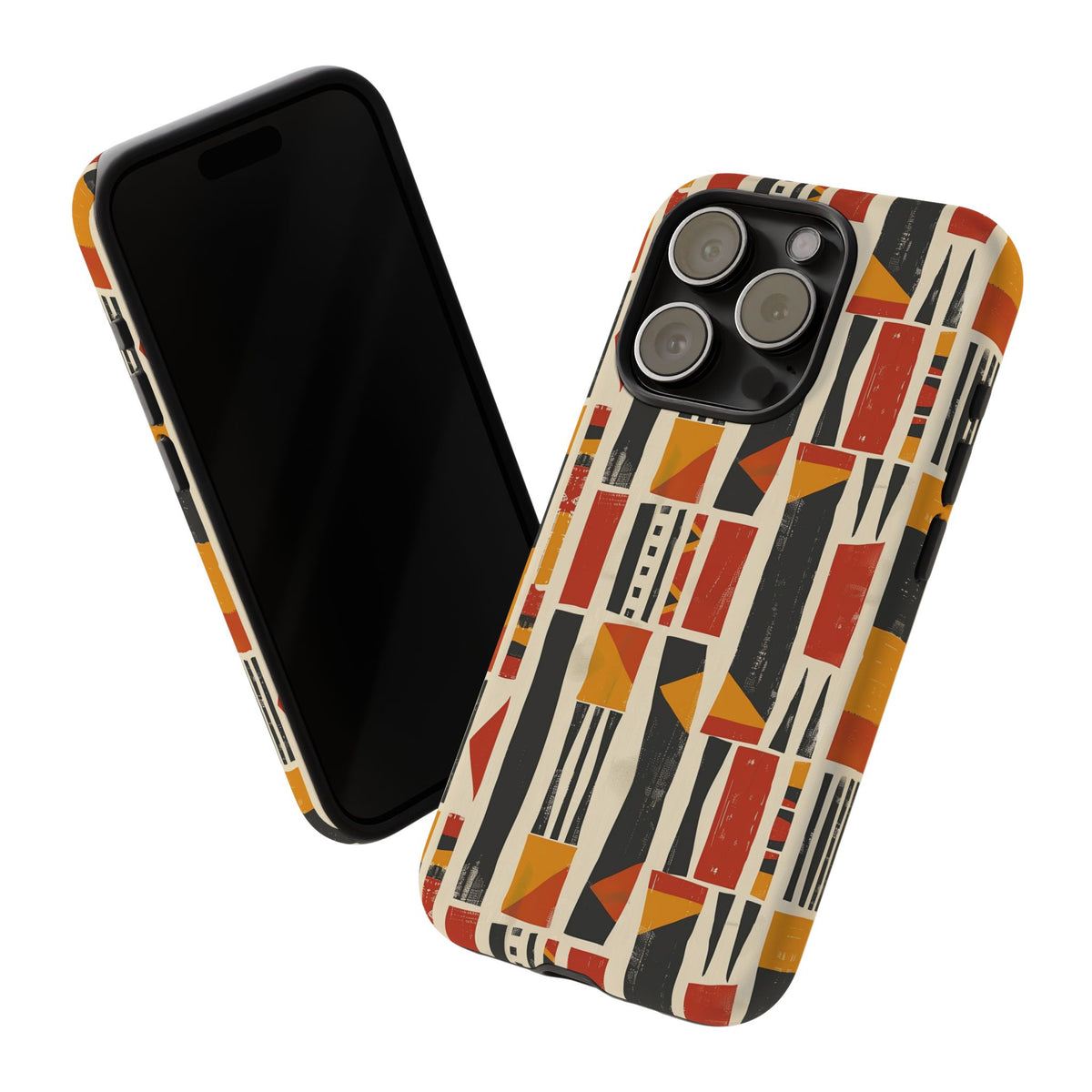 Stylish African Pattern Phone Case – Unique and Vibrant Protection 161