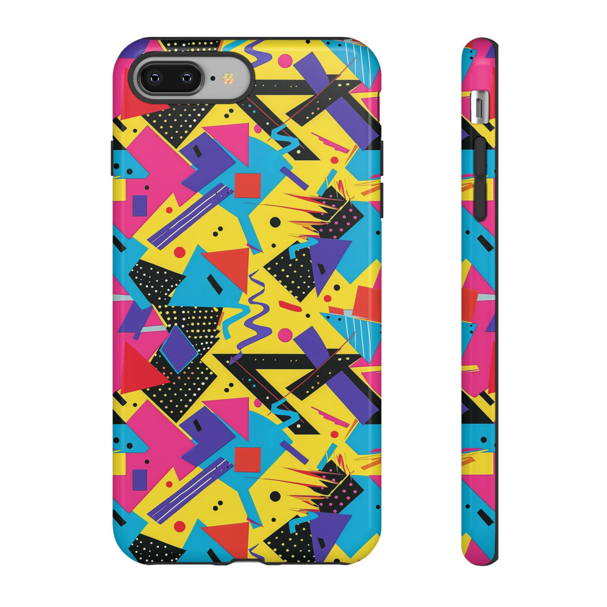 90s Themed Seamless Pattern Phone Case – Embrace Retro Style and Protection 223