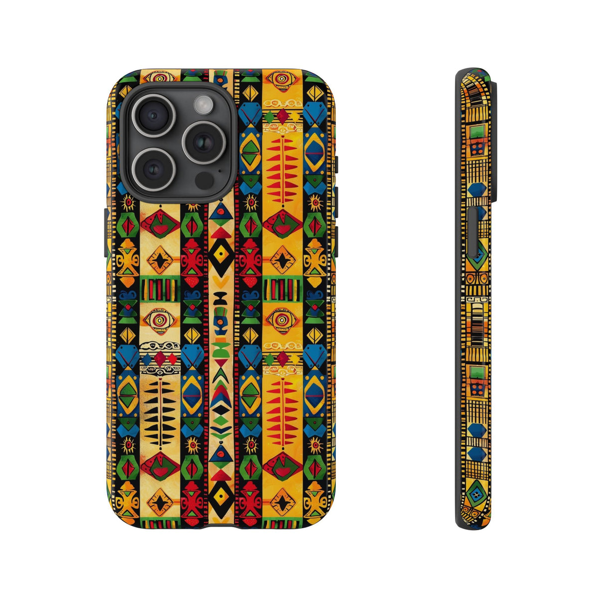 Stylish African Pattern Phone Case – Unique and Vibrant Protection 163