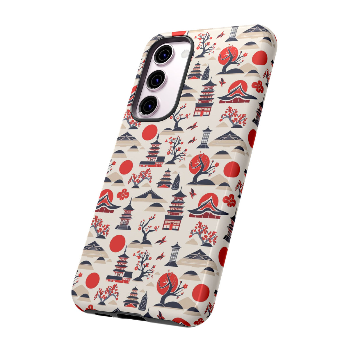 Japanese Pattern Phone Case – Elegant & Timeless Design for Your Phone 013