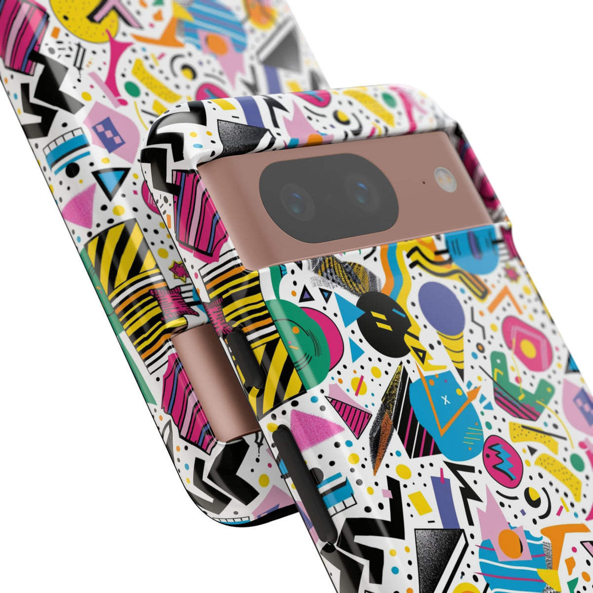 90s Themed Seamless Pattern Phone Case – Embrace Retro Style and Protection 225