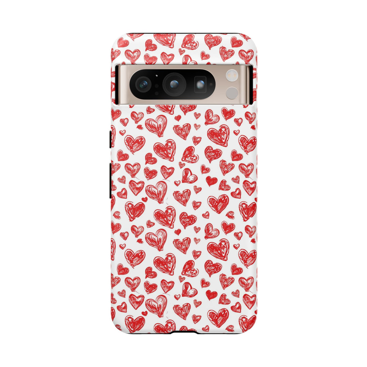 Heart Pattern Phone Case – Stylish & Loving Design for Your Device 814