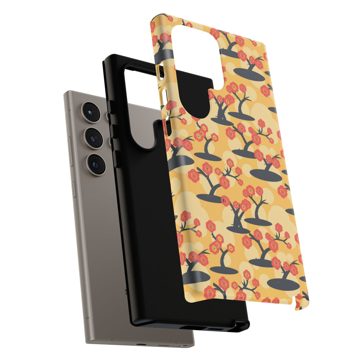 Japanese Pattern Phone Case – Elegant & Timeless Design for Your Phone 044