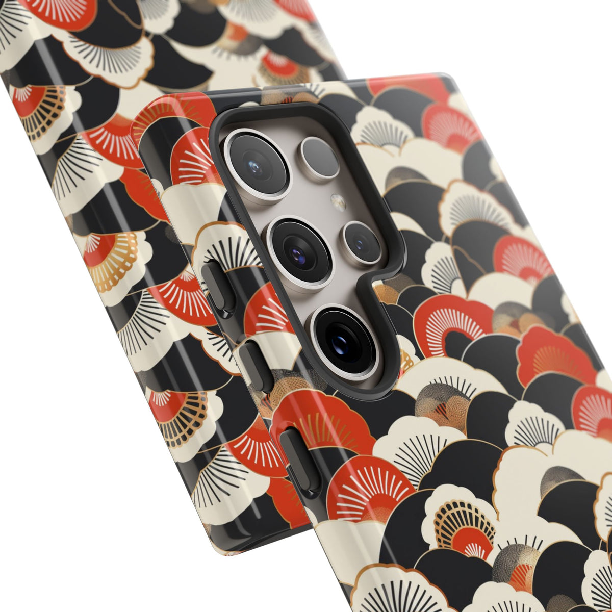 Japanese Pattern Phone Case – Elegant & Timeless Design for Your Phone 080