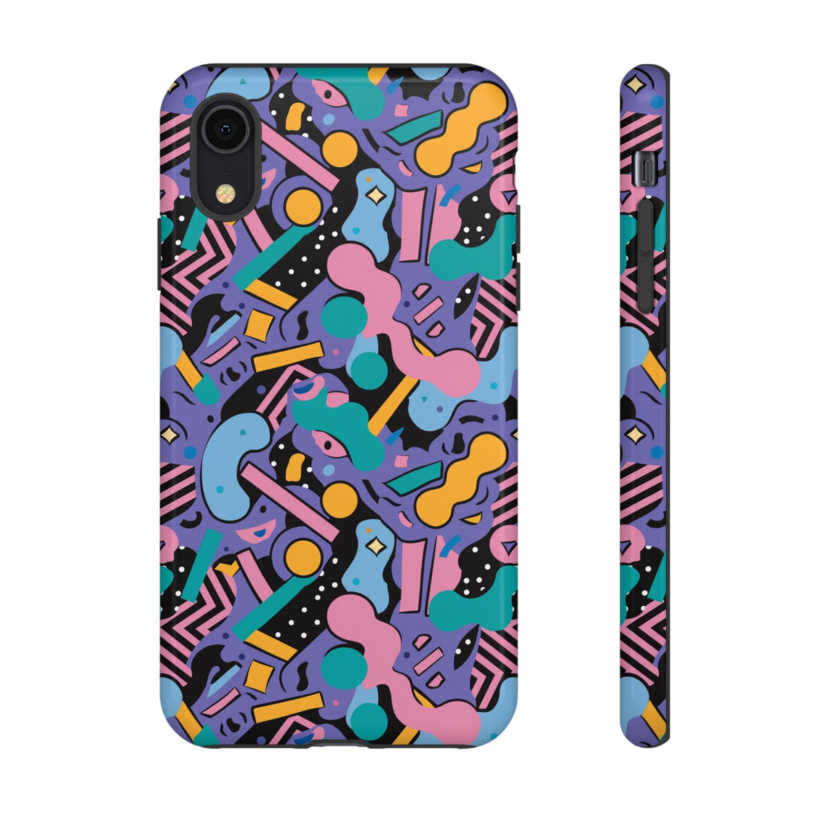 90s Themed Seamless Pattern Phone Case – Embrace Retro Style and Protection 234