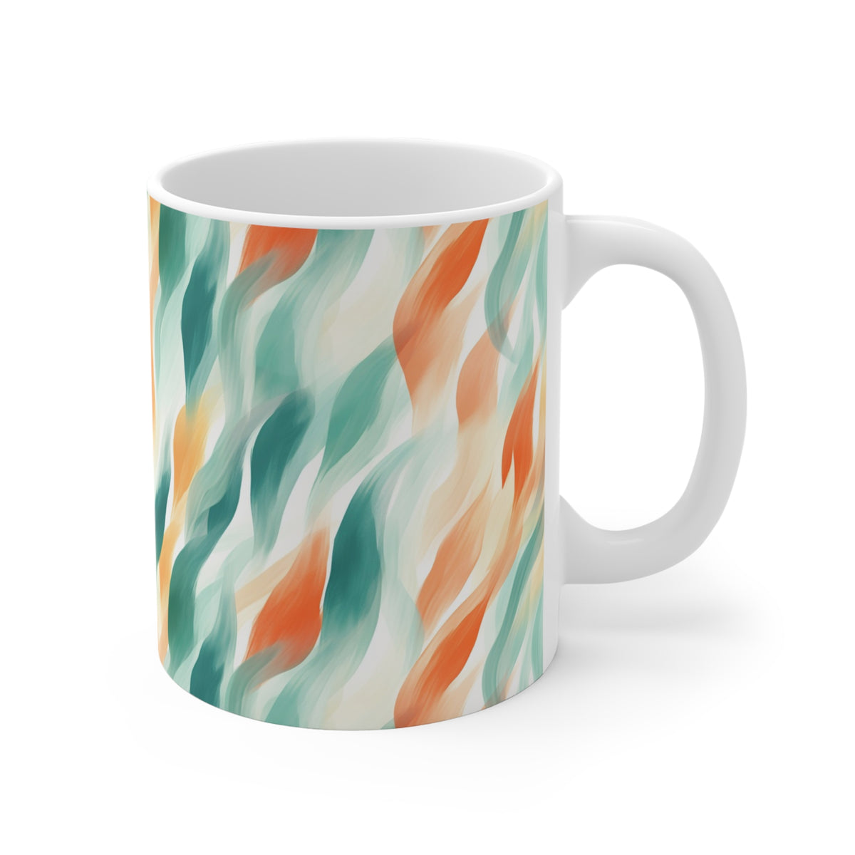 Various Watercolor Design All Over Coffee Mug – Unique Artistic Ceramic Coffee Cup 211