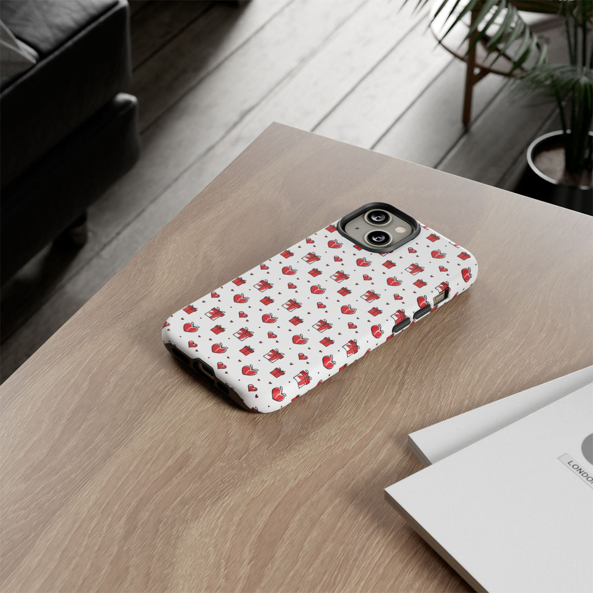 Heart Pattern Phone Case – Stylish & Loving Design for Your Device 234