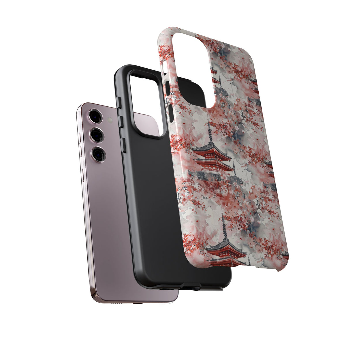 Japanese Pattern Phone Case – Elegant & Timeless Design for Your Phone 117