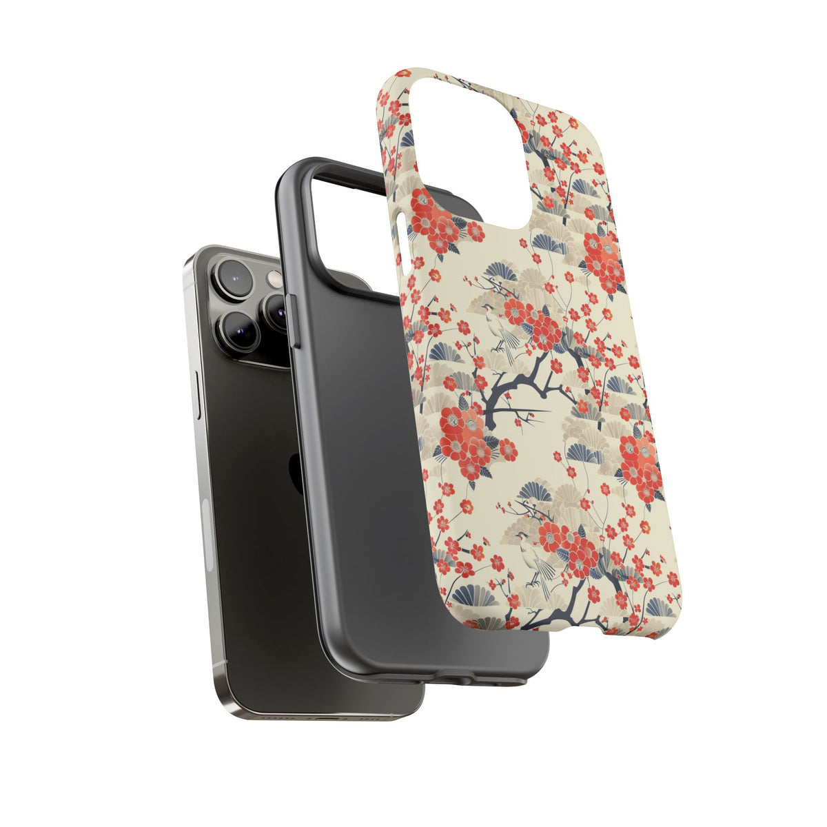 Japanese Pattern Phone Case – Elegant & Timeless Design for Your Phone 031