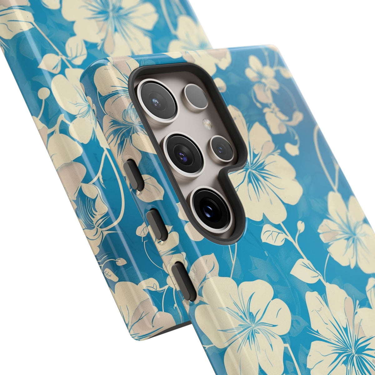 Blue Floral Seamless Pattern Phone Case