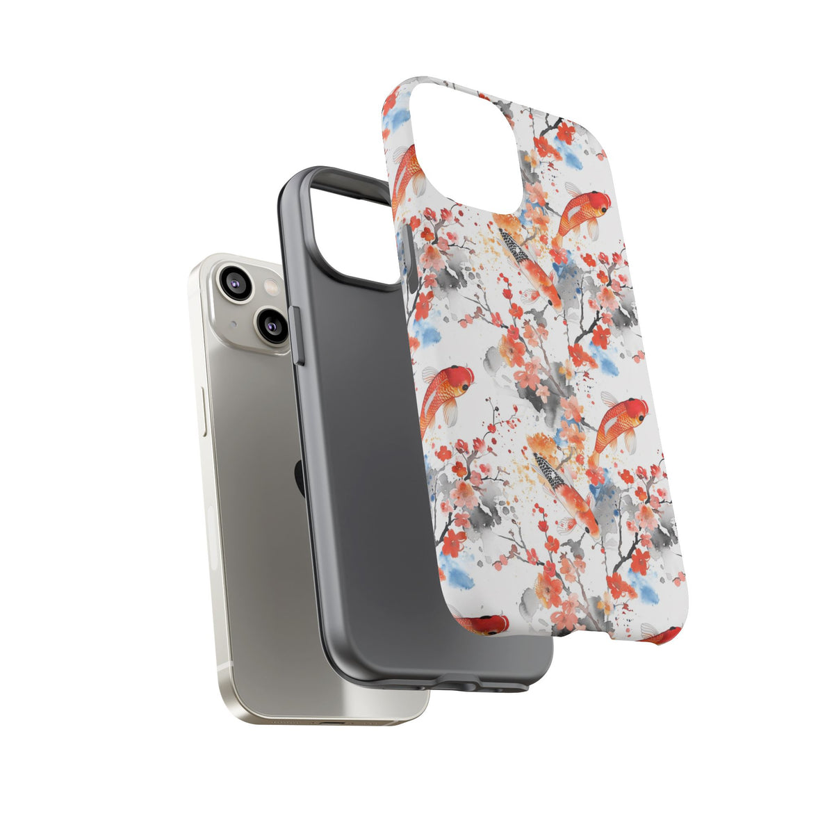 Japanese Pattern Phone Case – Elegant & Timeless Design for Your Phone 035