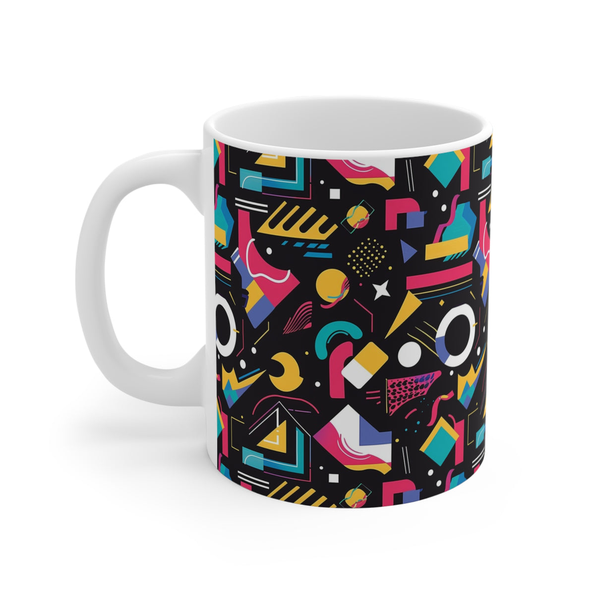 90s Retro Coffee Mug - Full Wrap Design 483