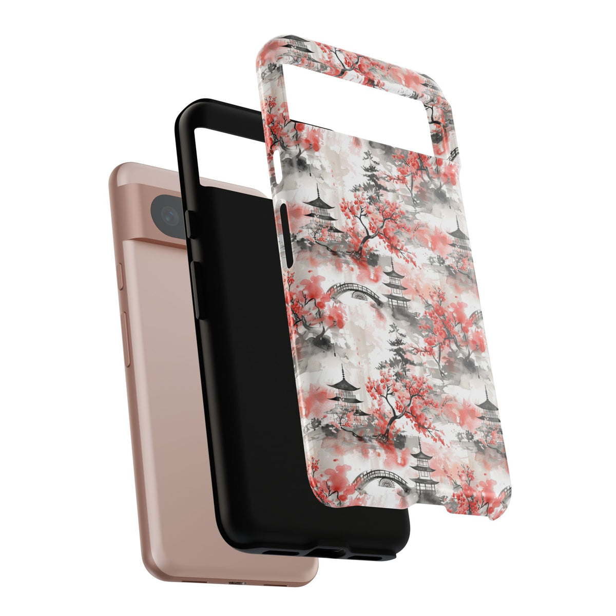 Japanese Pattern Phone Case – Elegant & Timeless Design for Your Phone 122