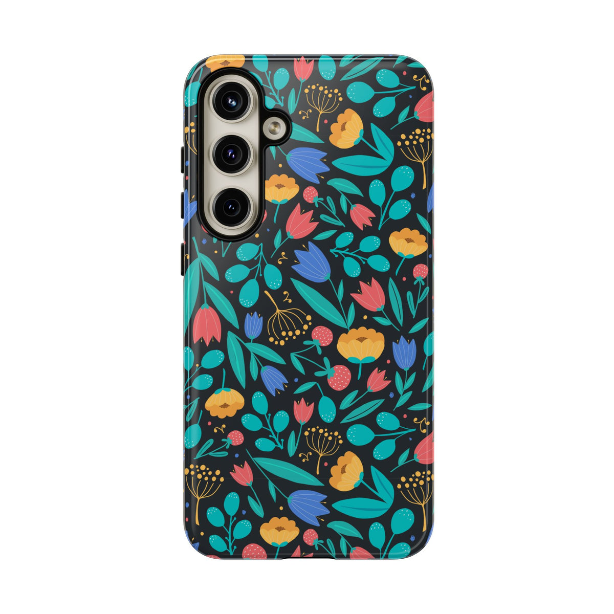 Colorful Little Flower Design Phone Case – Bright and Cheerful Floral Phone Cover