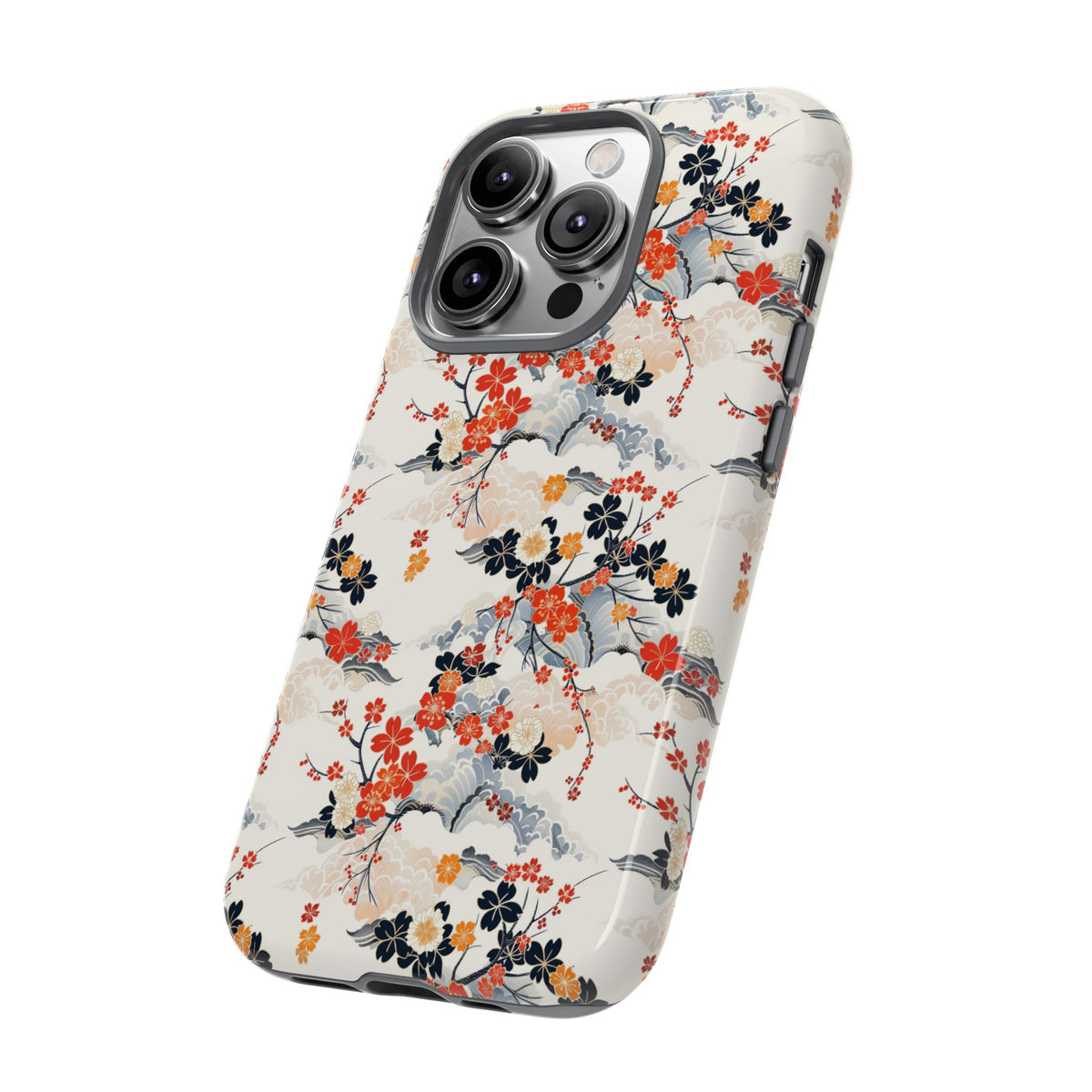 Japanese Pattern Phone Case – Elegant & Timeless Design for Your Phone 302