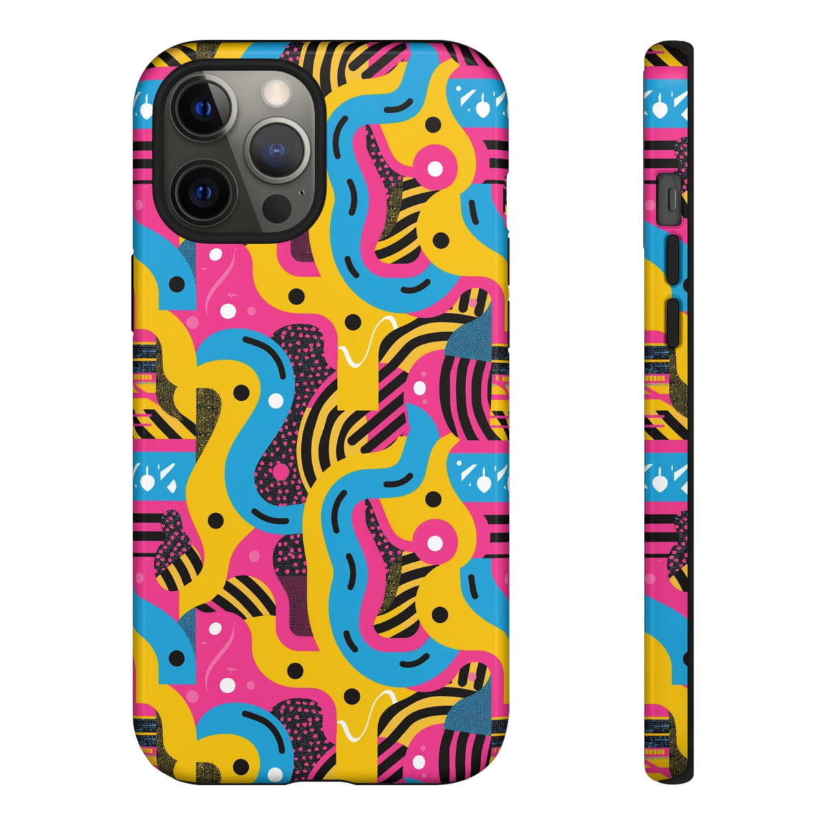 Retro 80s Seamless Phone Case – Vintage Style Meets Modern Protection 109