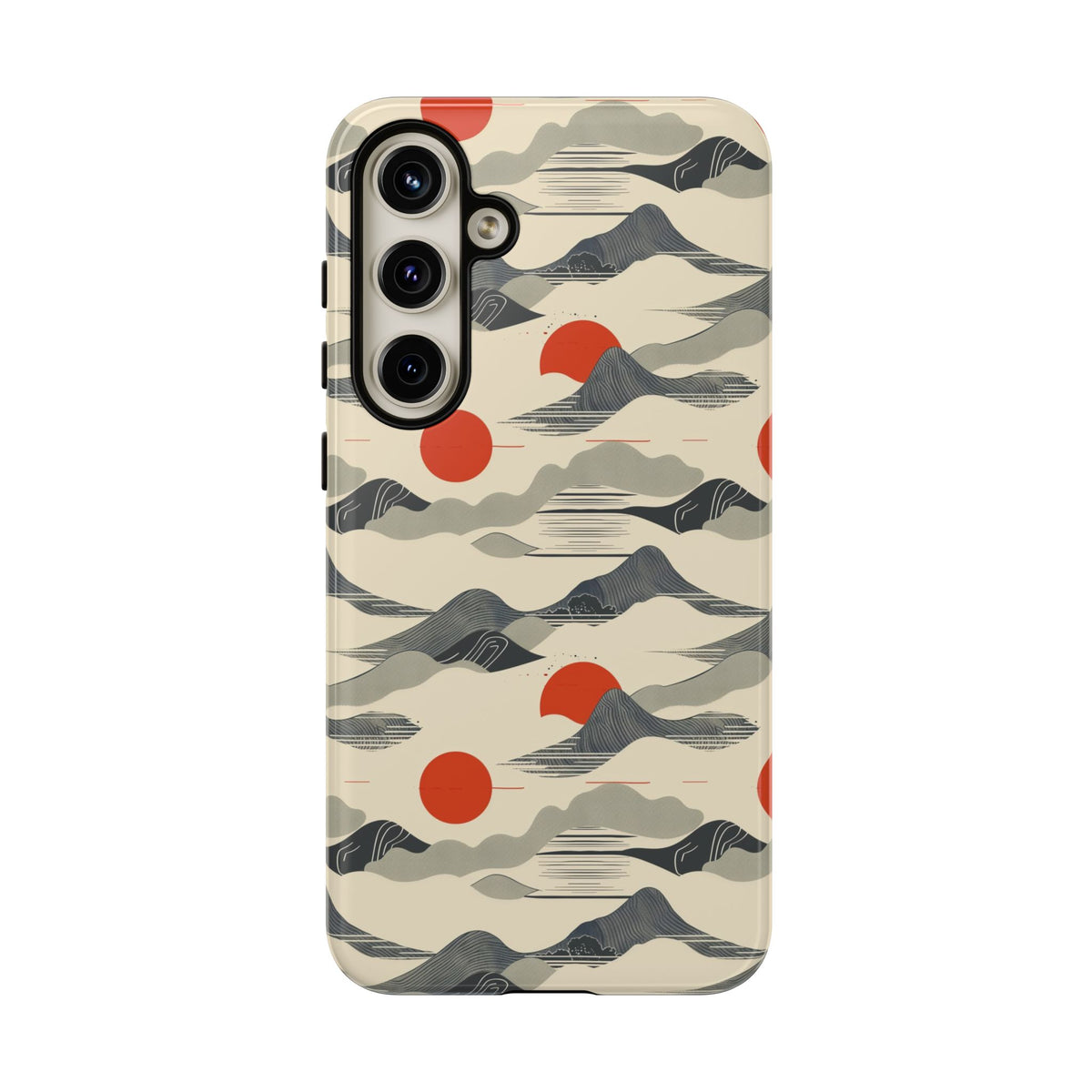 Japanese Pattern Phone Case – Elegant & Timeless Design for Your Phone 048