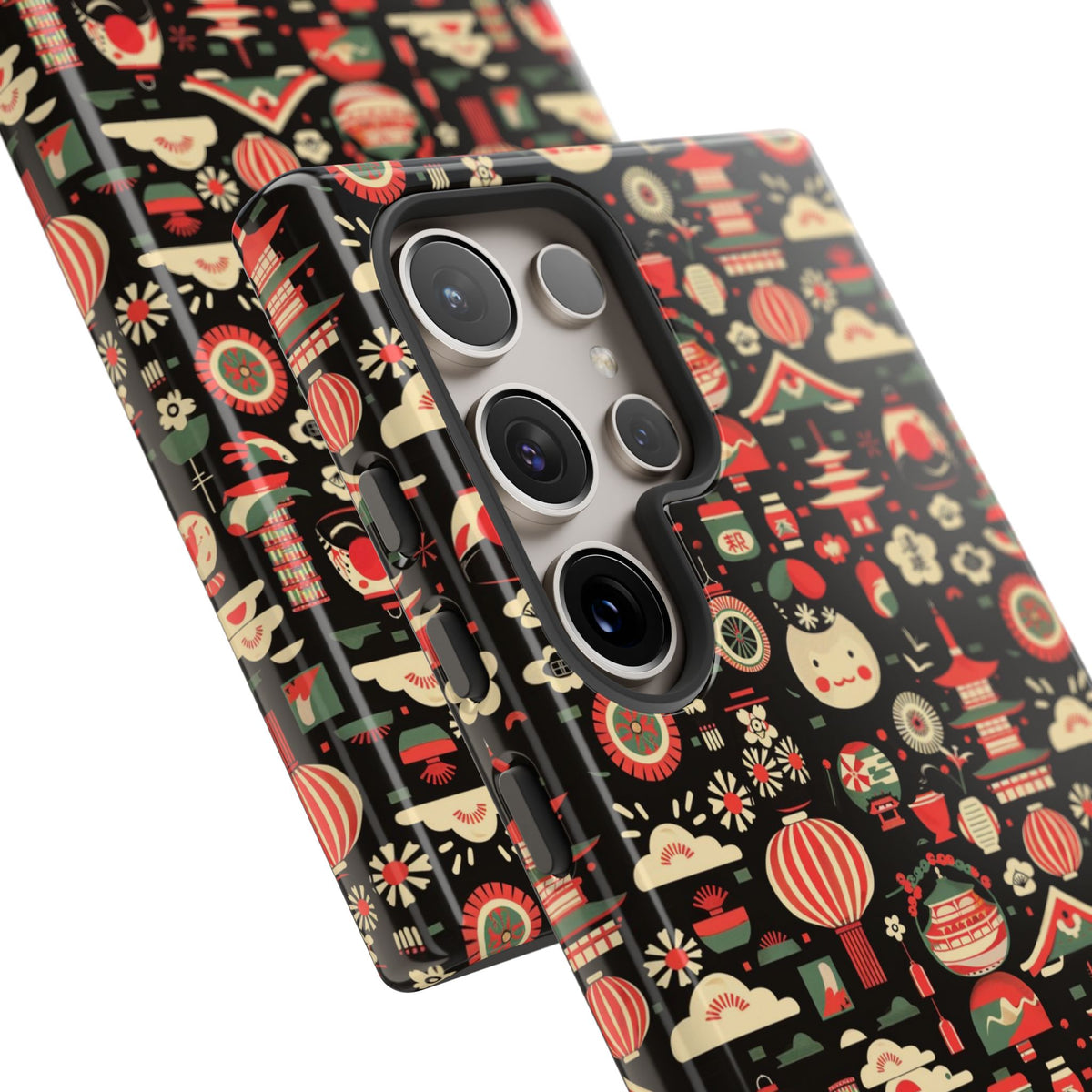 Japanese Pattern Phone Case – Elegant & Timeless Design for Your Phone 032