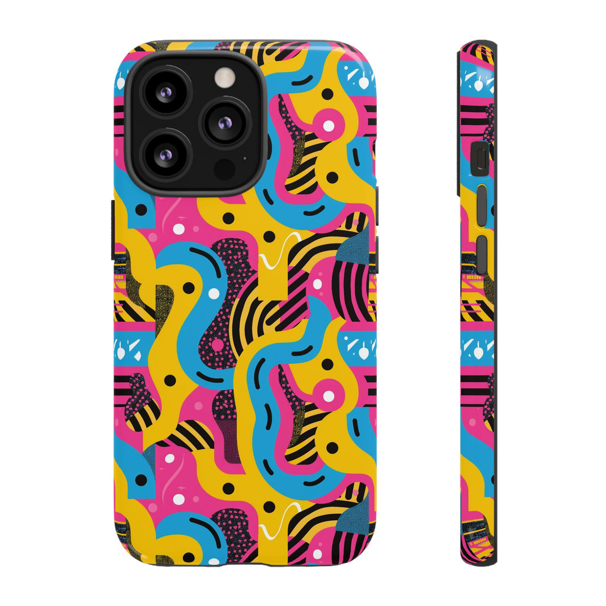 Retro 80s Seamless Phone Case – Vintage Style Meets Modern Protection 109