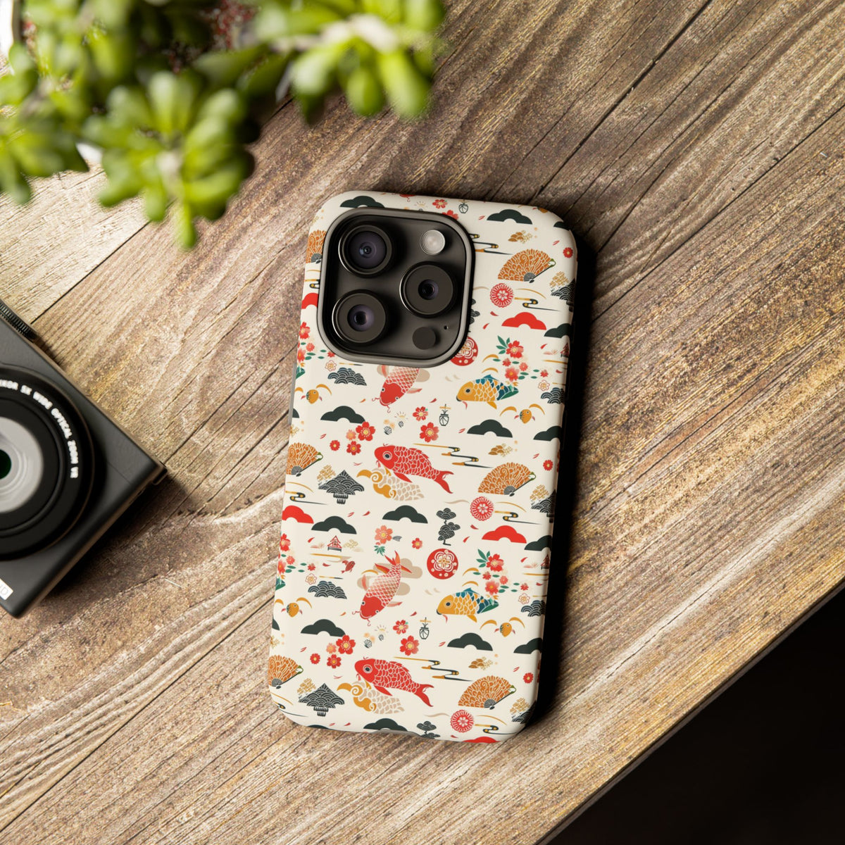 Japanese Pattern Phone Case – Elegant & Timeless Design for Your Phone 154