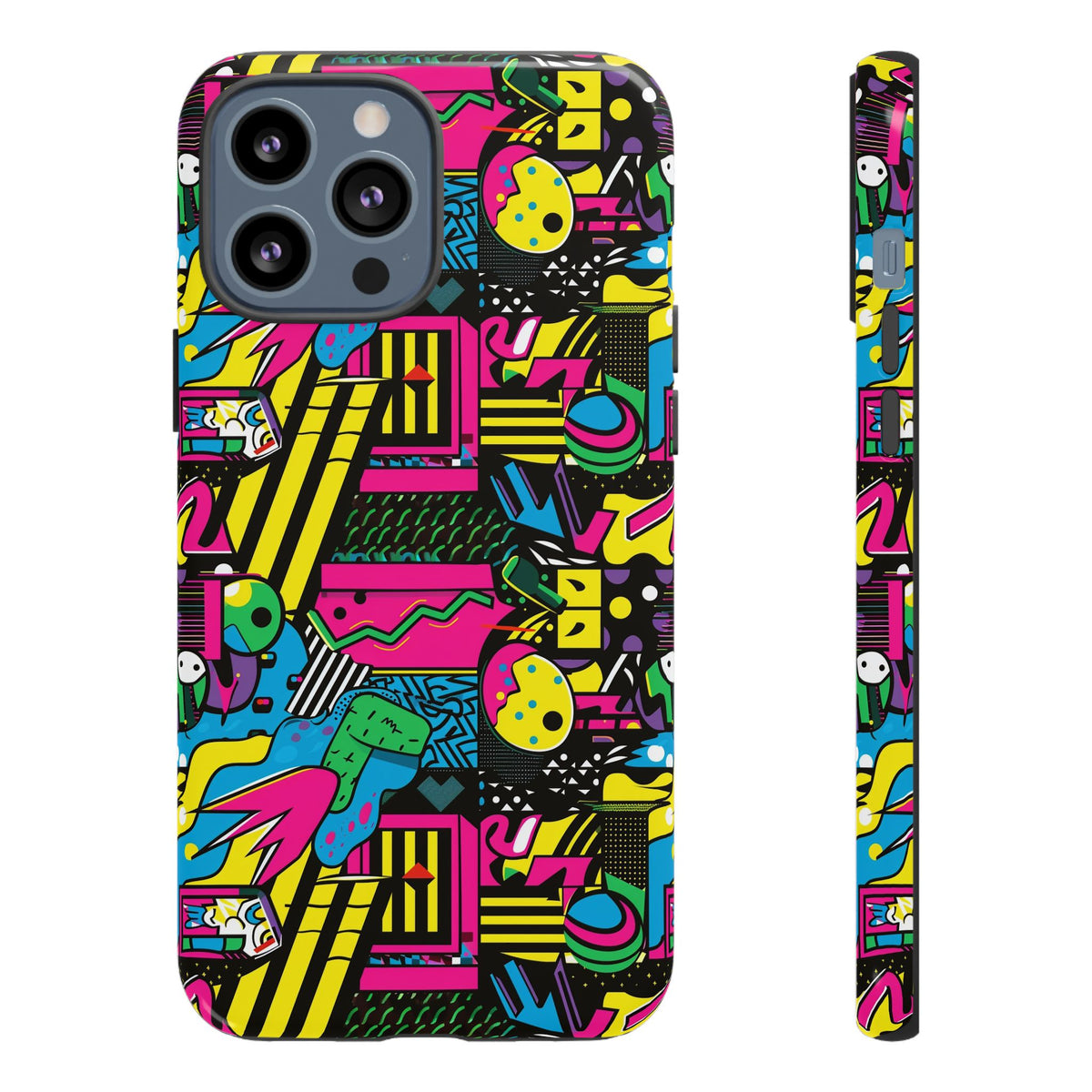 Retro 80s Seamless Phone Case – Vintage Style Meets Modern Protection 146