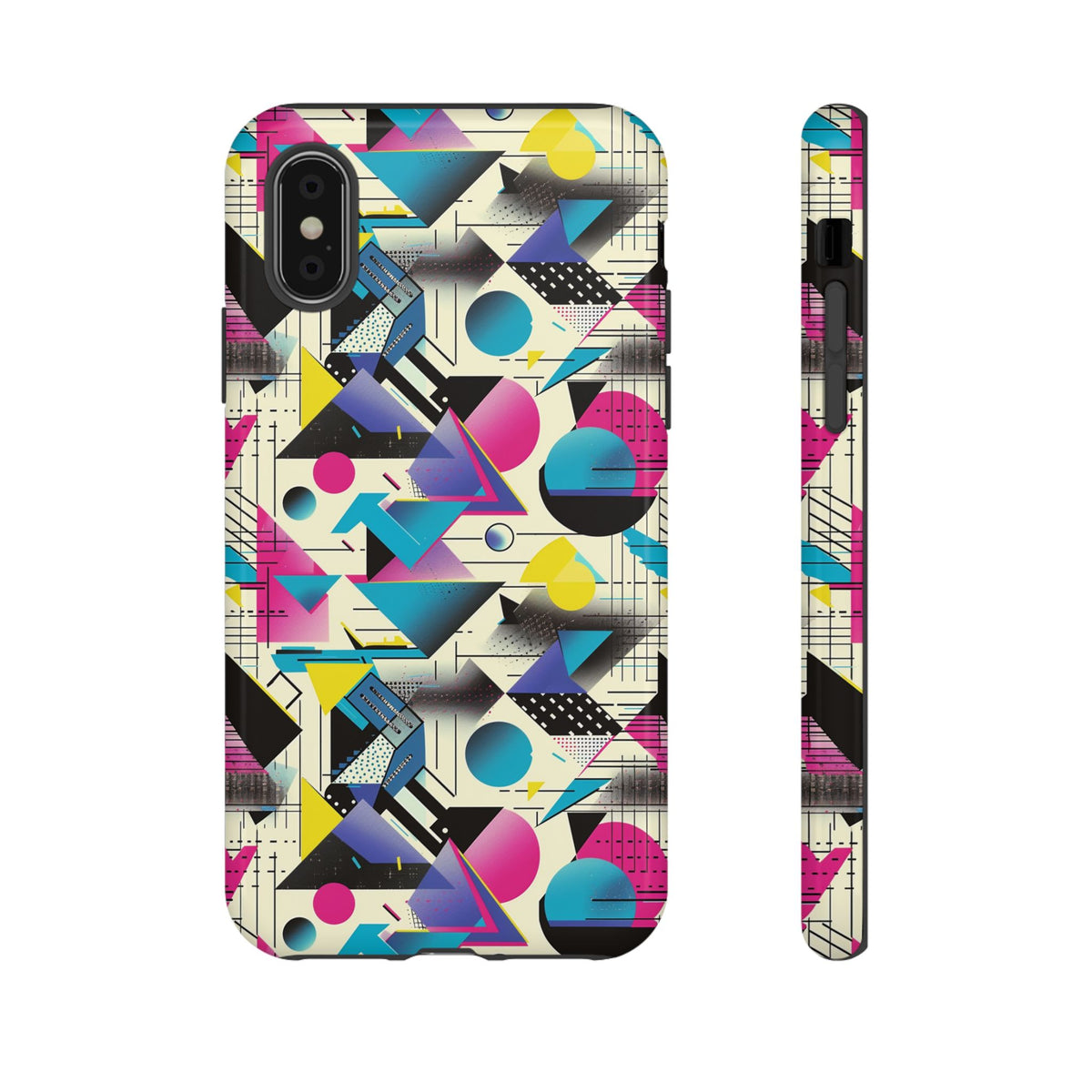 Retro 80s Seamless Phone Case – Vintage Style Meets Modern Protection 202